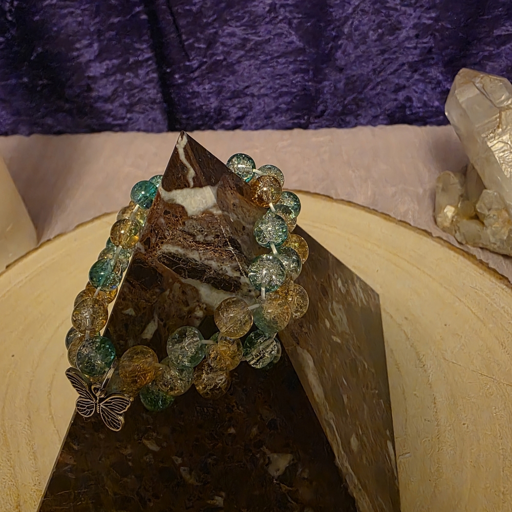 Blue and Gold Elegant Bracelet